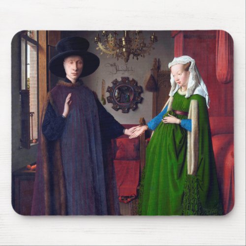 The Arnolfini Portrait Jan van Eyck Mouse Pad