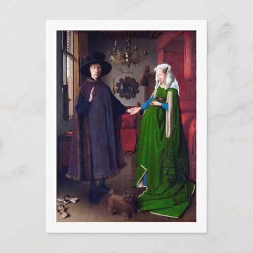 The Arnolfini Portrait Jan van Eyck Postcard