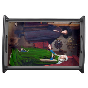 The Arnolfini Portrait, Jan van Eyck Serving Tray