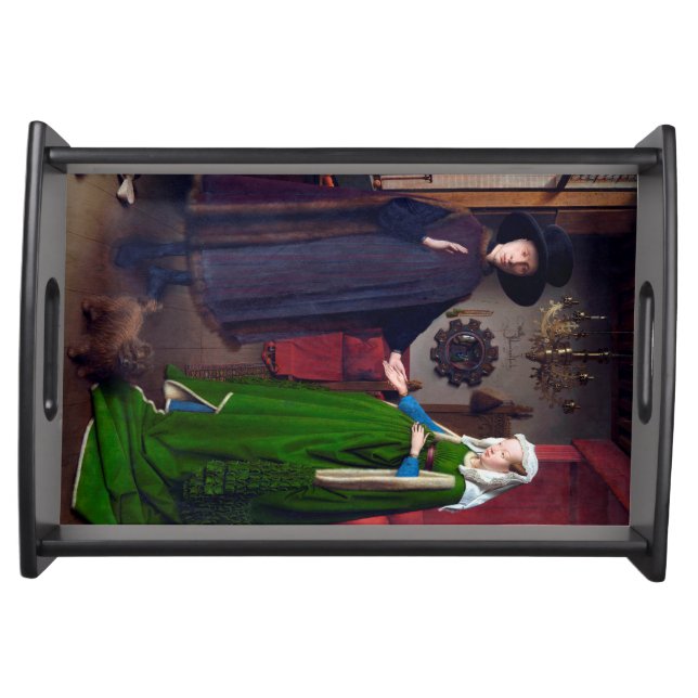 The Arnolfini Portrait, Jan van Eyck Serving Tray (Front)