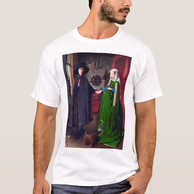 The Arnolfini Portrait, Jan van Eyck T-Shirt (Front)