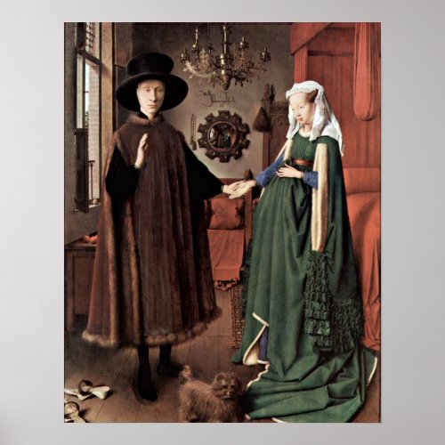 The Arnolfini Wedding by Jan van Eyck Poster
