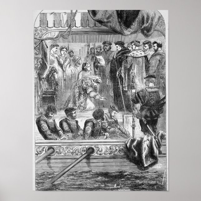 The Arrest of Anne Boleyn Poster (Front)