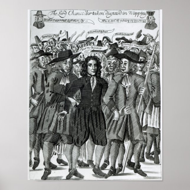 The Arrest of Judge Jeffreys  1689 Poster (Front)
