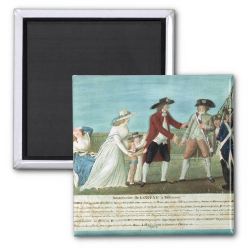 The Arrest of Louis XVI and his family Magnet