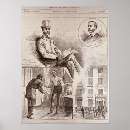 The Arrest of Mr CS Parnell MP Poster