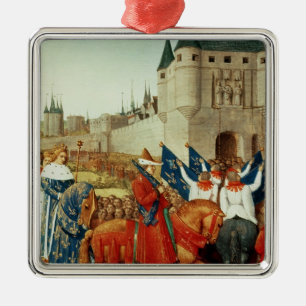 The Arrival of Charles V in Paris Metal Ornament