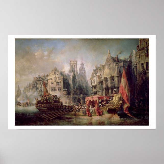 The Arrival of Fernando Alvarez de Toledo, Duke of Poster (Front)