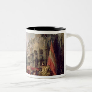 The Arrival of Fernando Alvarez de Toledo, Duke of Two-Tone Coffee Mug