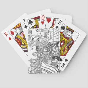 The Arrival of His Majesty Charles (1600-49) Princ Poker Cards