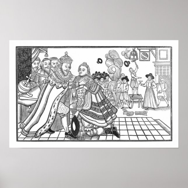 The Arrival of His Majesty Charles (1600-49) Princ Poster (Front)
