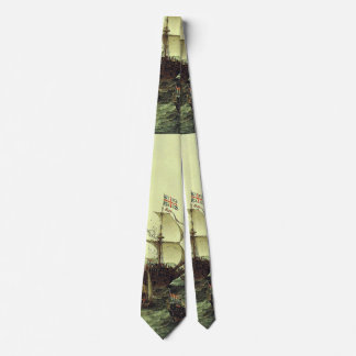 The Arrival of the Elector Palatine at Flushing Neck Tie