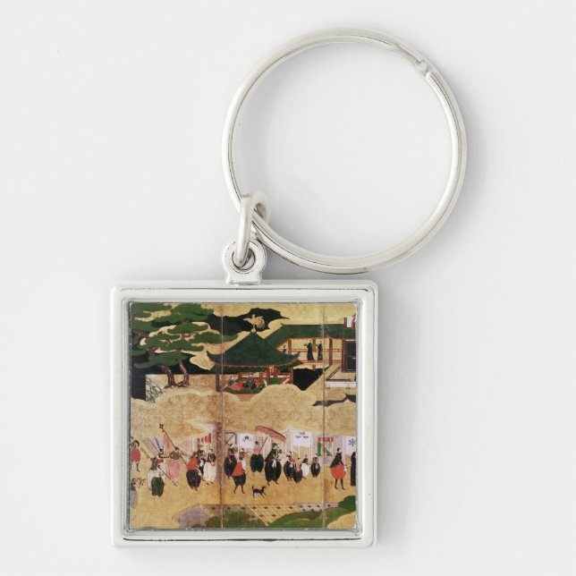 The Arrival of the Portuguese in Japan 3 Keychain (Front)