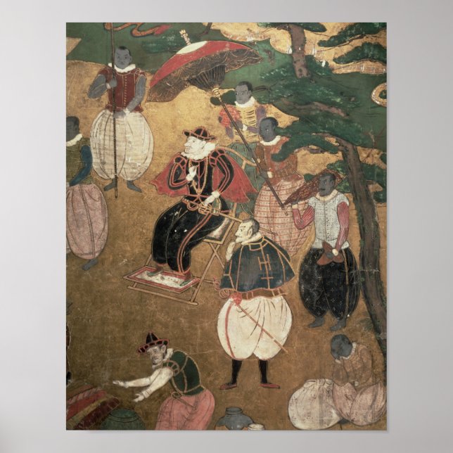 The Arrival of the Portuguese in Japan Poster (Front)