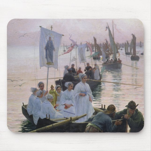 The Arrival of the Procession of St. Anne Mouse Pad (Front)