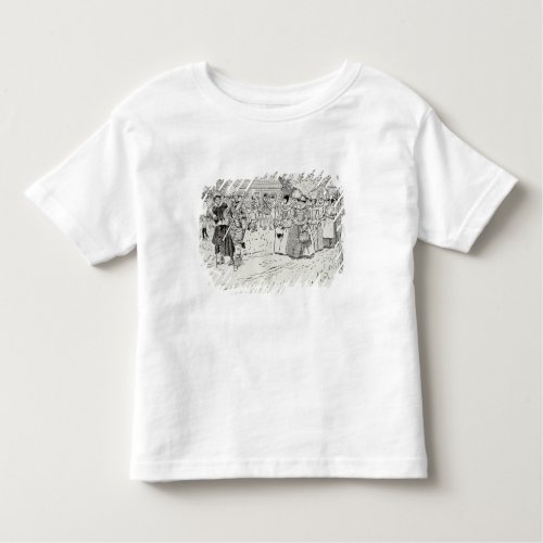 The Arrival of the Young Women at Jamestown Toddler T_shirt