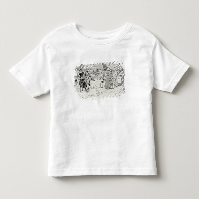 The Arrival of the Young Women at Jamestown Toddler T-shirt (Front)