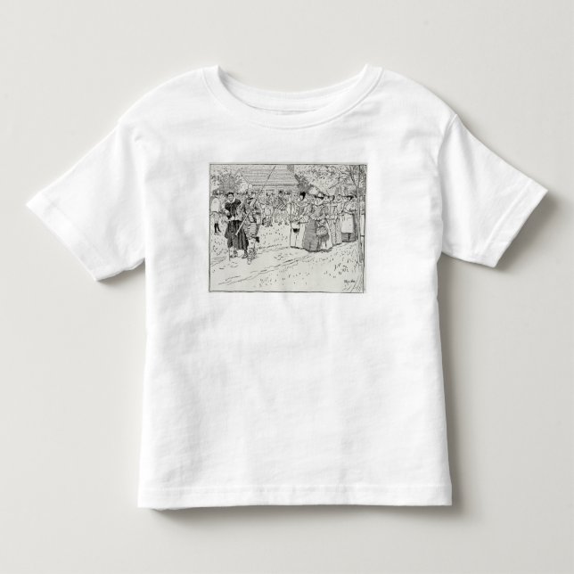 The Arrival of the Young Women at Jamestown Toddler T-shirt (Front)