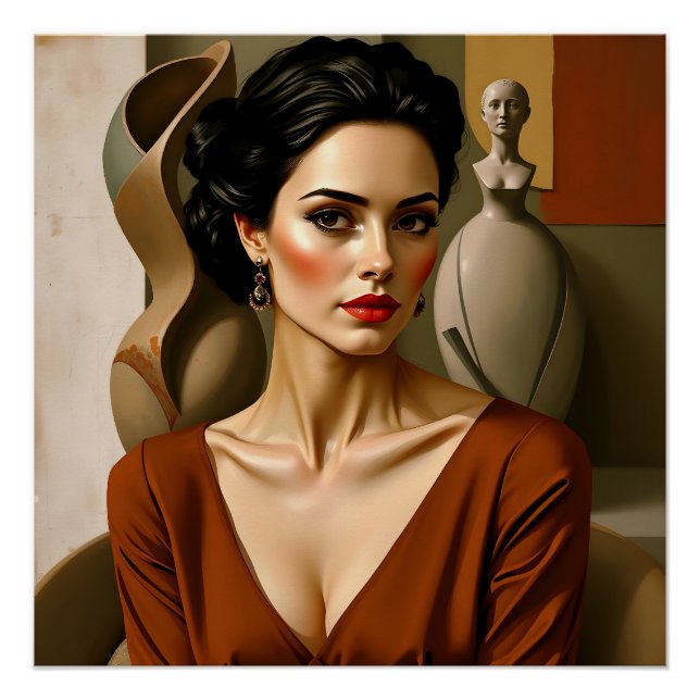 The Art Between Us – Colourful Portrait         Poster (Front)