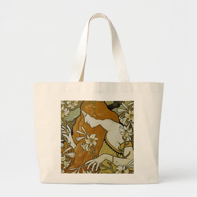 The Art Nouveau Hermitage Large Tote Bag (Front)
