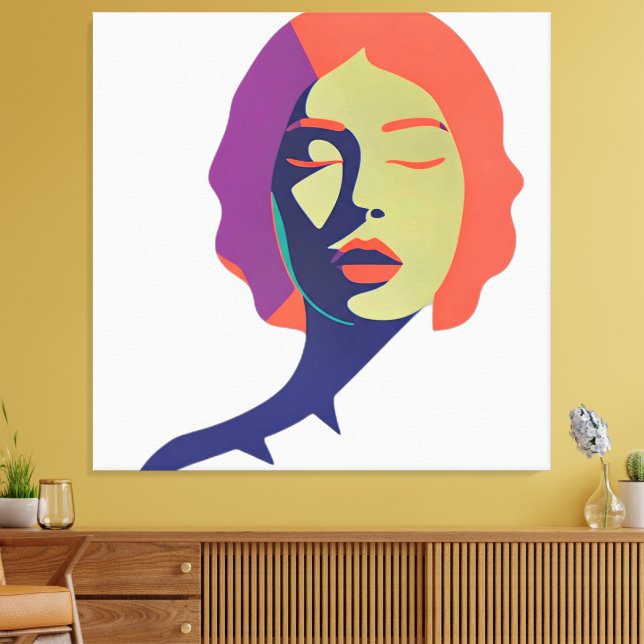 The Art of a Beautiful Mind Canvas Print (Insitu(LivingRoom))