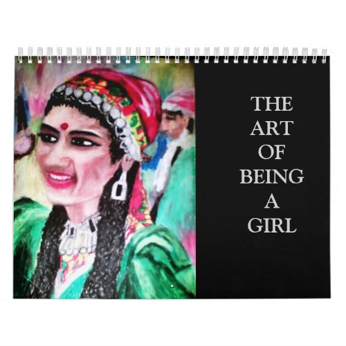 THE ART OF BEING A GIRL calendar