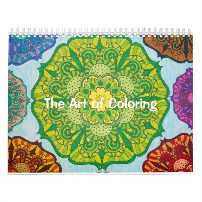 The Art of Coloring Calendar (Cover)