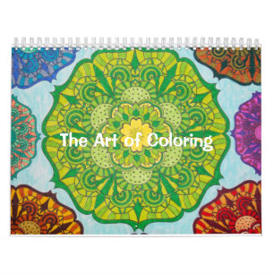 The Art of Coloring Calendar