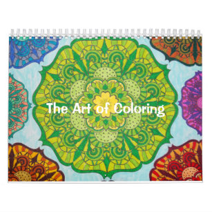 The Art of Coloring Calendar