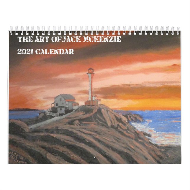 The Art of Jack Mckenze 2021 Calendar (Cover)