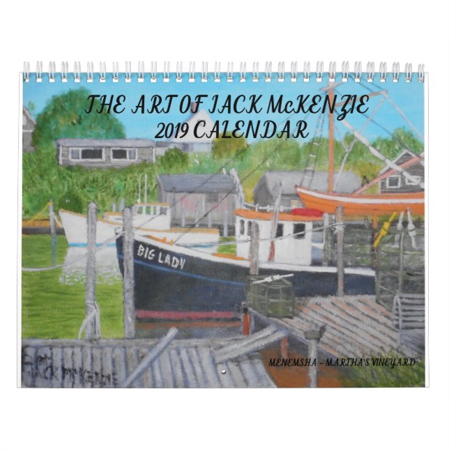 THE ART OF JACK MCKENZIE 2019 CALENDAR (Cover)