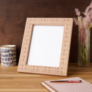 The Art of Love: Elegant Letters and Blooming Rose Engraved Frames
