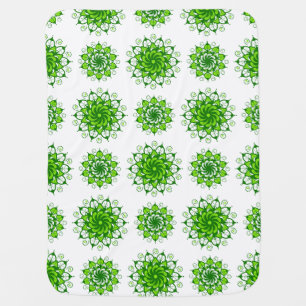 the art of mandala pattern baby blanket