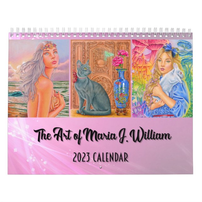 The Art of Maria J. William 2023 calendar (Cover)