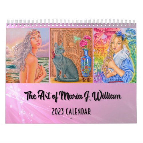 The Art of Maria J William 2023 calendar