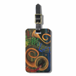 The ART of Music Luggage Tag