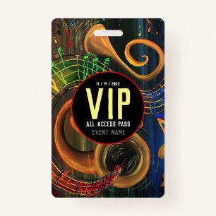 The ART of Music VIP All Access Pass Badge