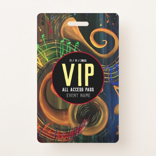 The ART of Music VIP All Access Pass Badge