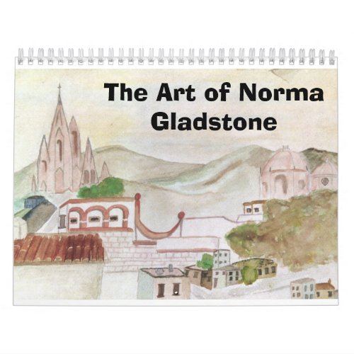 The Art of Norma Gladstone Calendar