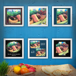 The Art of Our Colorful  Watercolor Baskets Foam Core Photo Tile<br><div class="desc">The Art of Our Colorful Watercolor Baskets Photo Tiles has a set of six photos and are great to place in your home or office. Personalize with your photos and information. It also makes a great gift with your photographs.</div>