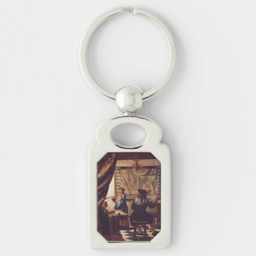 The Art Of Painting by Johannes Vermeer Keychain