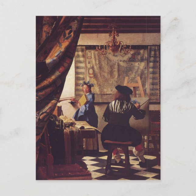 The Art of Painting by Johannes Vermeer Postcard (Front)