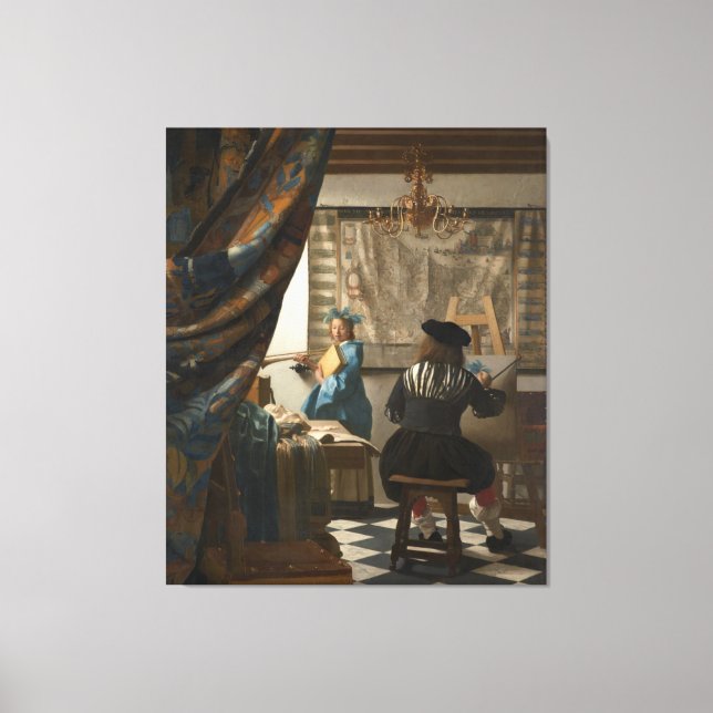 The Art of Painting Canvas Print (Front)