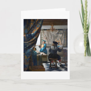 The Art of Painting, Johannes Vermeer, 1666-1667 Card