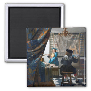 The Art of Painting, Johannes Vermeer, 1666-1667 Magnet