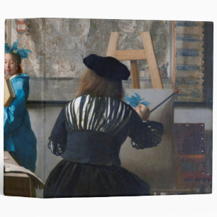 The Art of Painting, Johannes Vermeer 3 Ring Binder