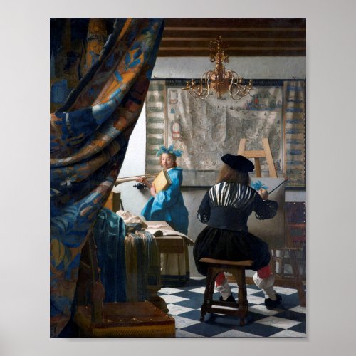 The Art of Painting Johannes Vermeer Poster