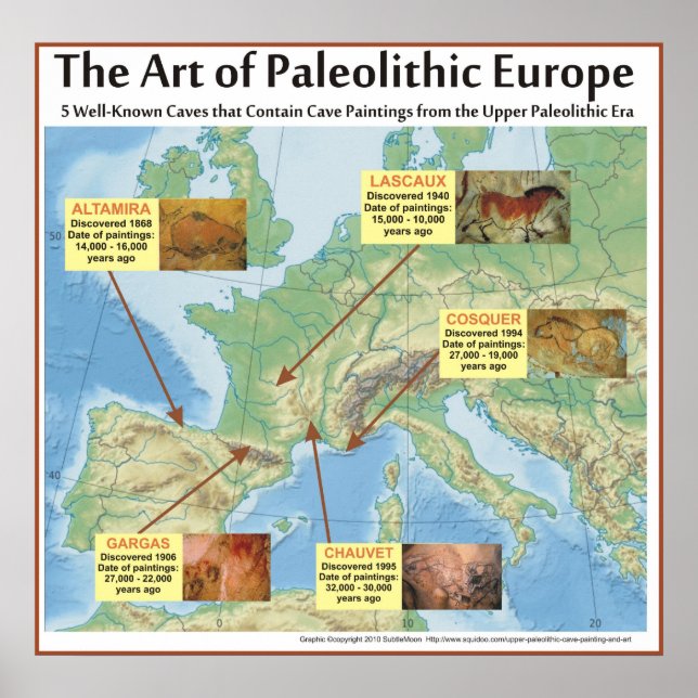 The Art of Paleolithic Europe Poster (Front)