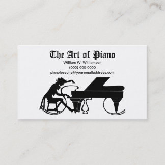 The ART of Piano - Piano Business Cards
