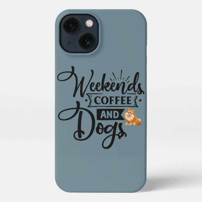 The Art of Positive Dog | Motivational Quote iPhone Case (Back)